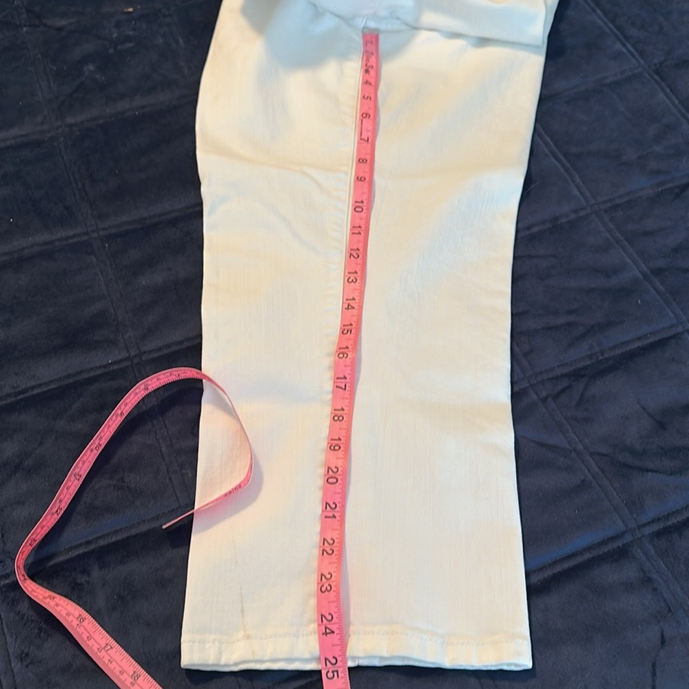 Talbots Classic White Women's Cropped Jeans - Picture 3 of 7